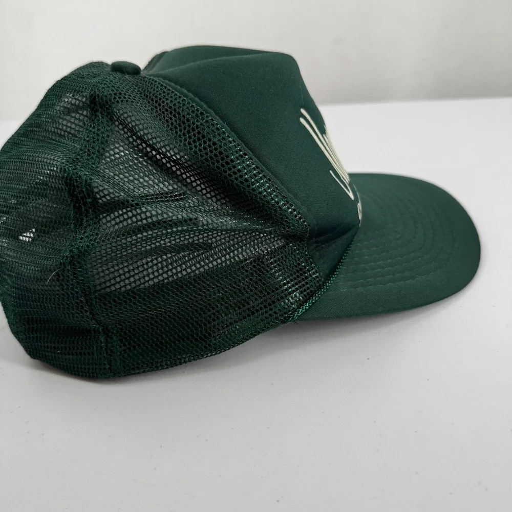 Mount Rushmore Trucker Hat Mens OSFA Forest Green South Dakota Mesh Back Cap